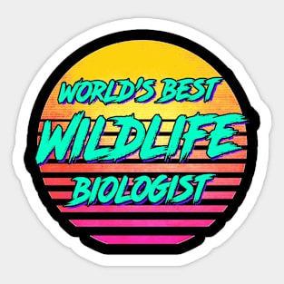 Funny Wildlife Biologist Gift Sticker